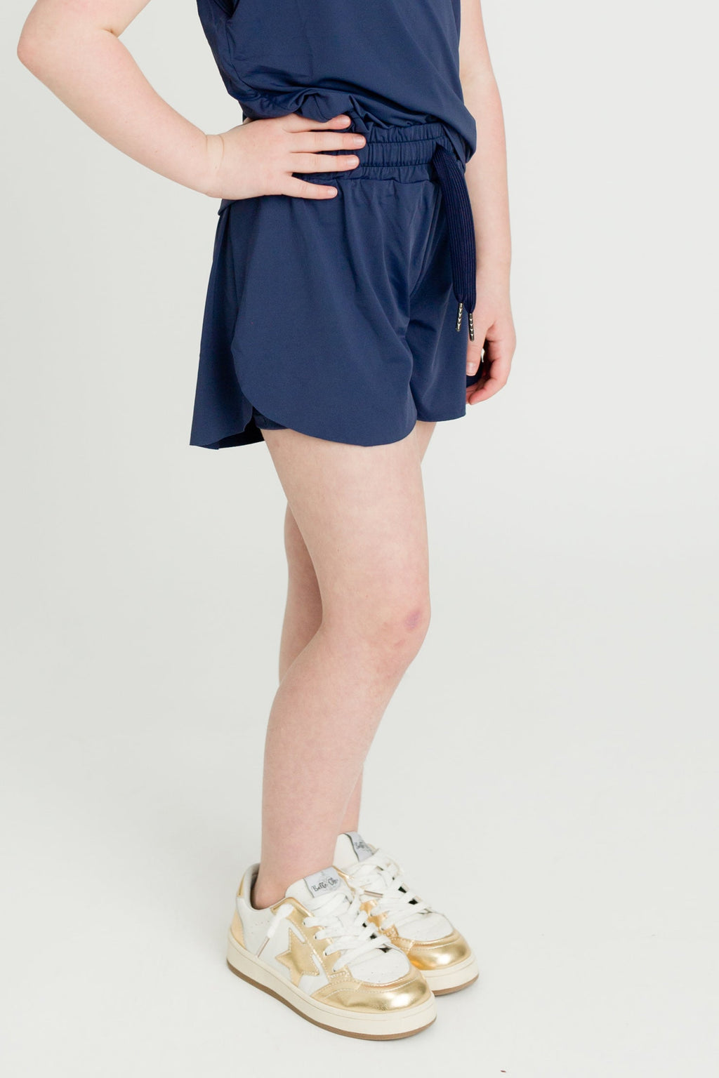 YOUTH Navy Blue Butterfly Shorts