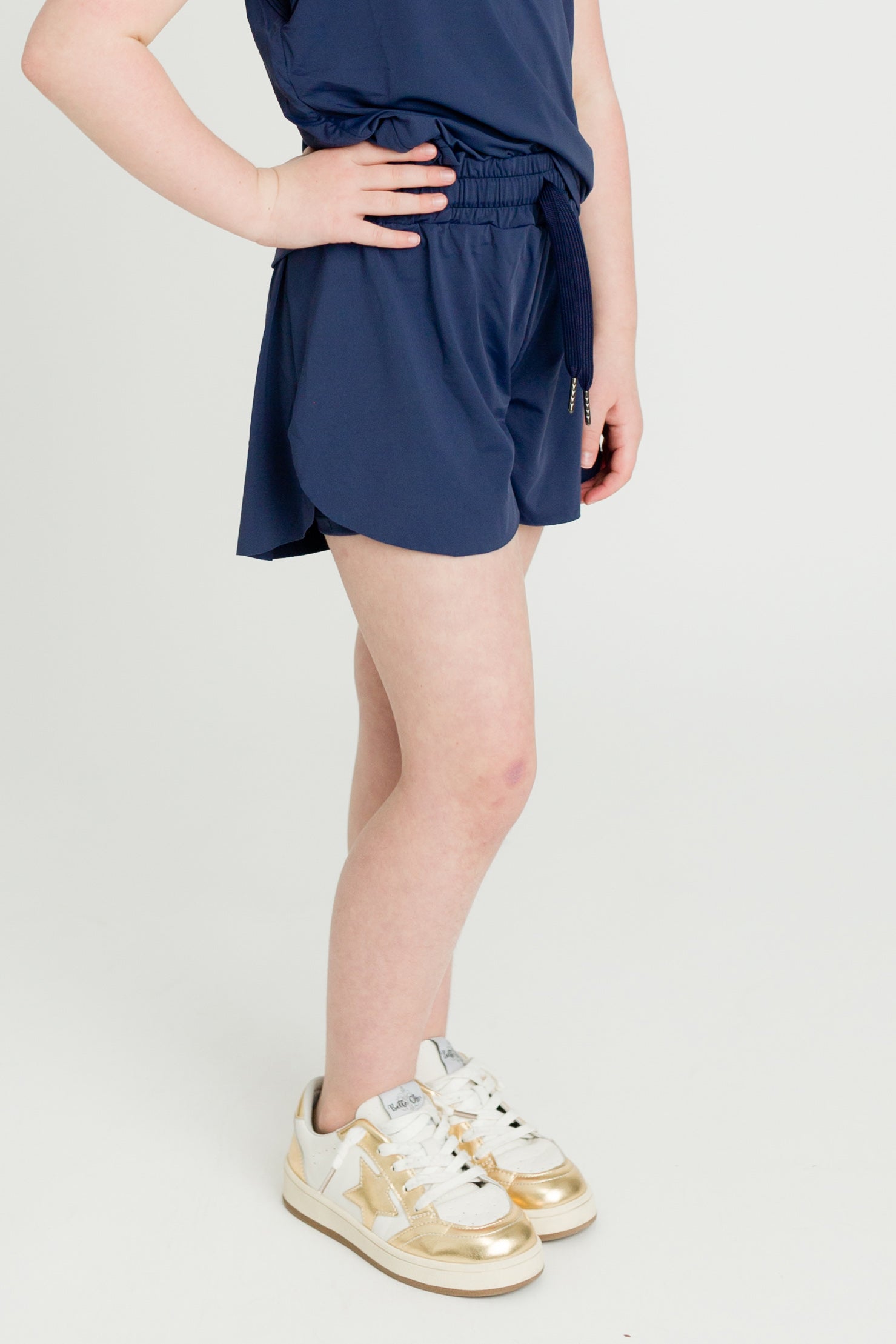 YOUTH Navy Blue Butterfly Shorts