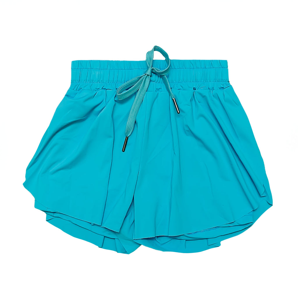 YOUTH Bright Blue Butterfly Shorts