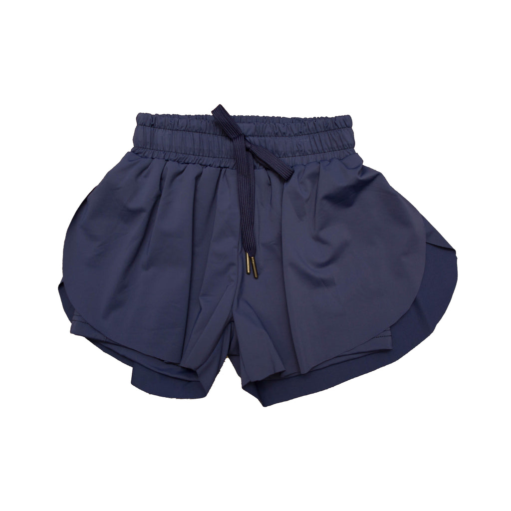 YOUTH Navy Blue Butterfly Shorts