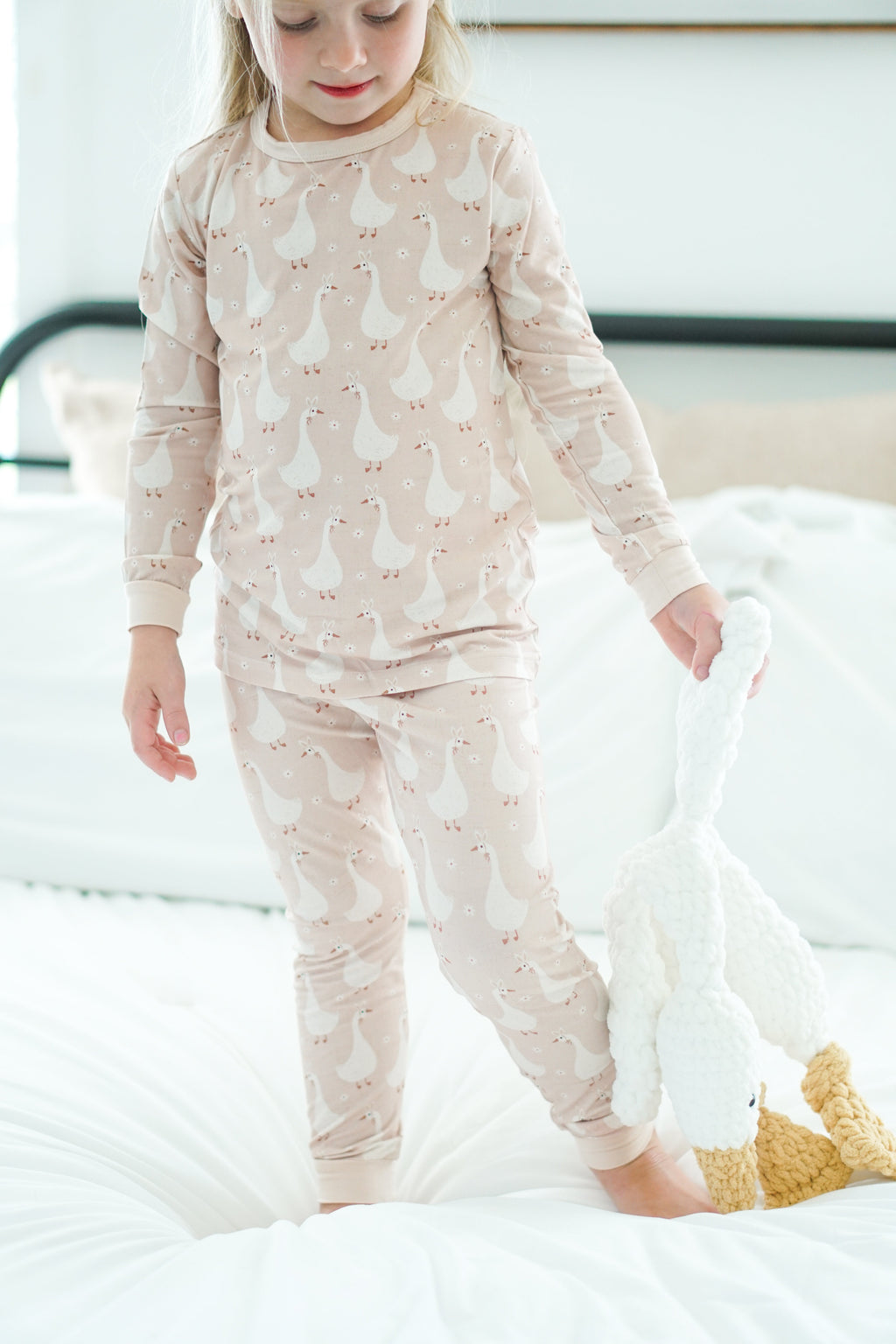 Unisex Silly Goose on the Loose 2pc Bamboo Pajamas