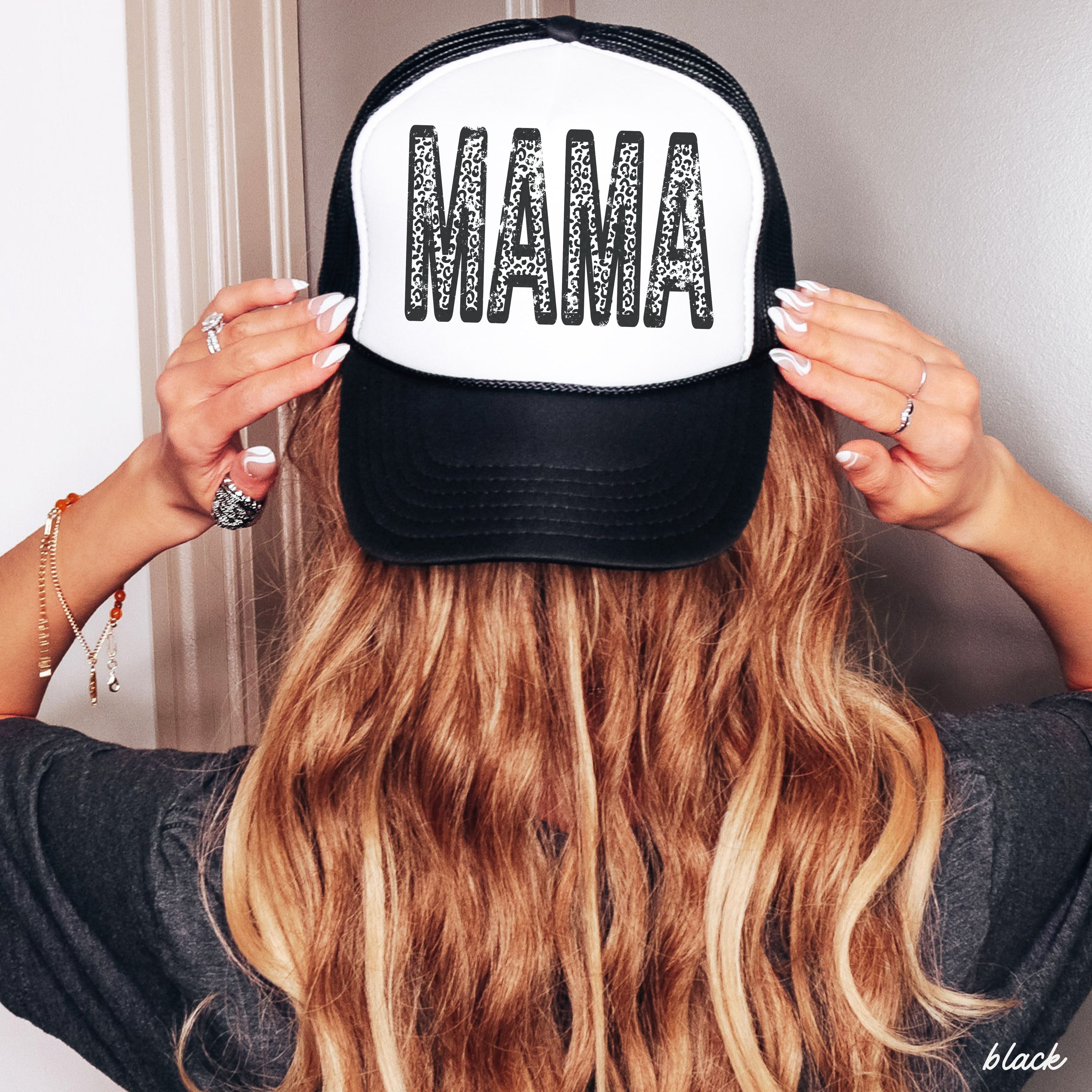 Leopard Mama Trucker Hat *8 COLORS