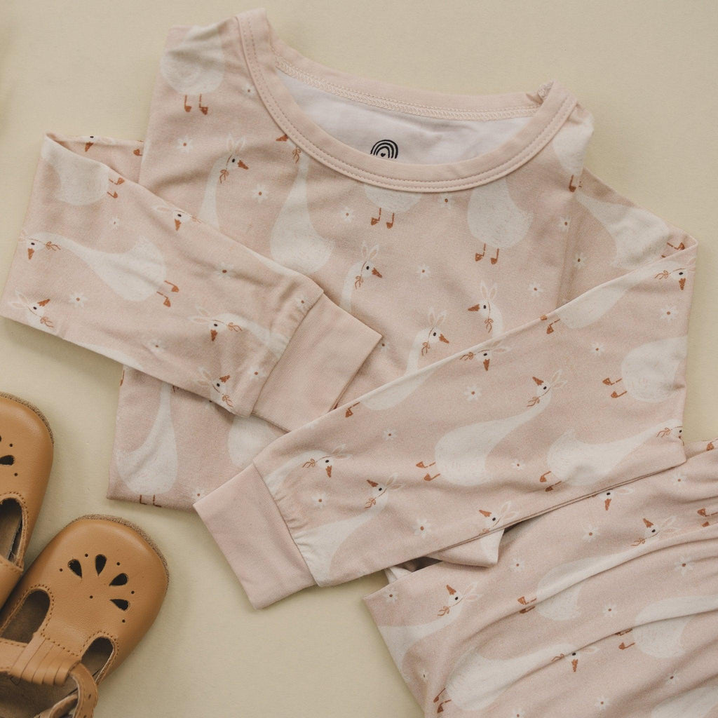 Unisex Silly Goose on the Loose 2pc Bamboo Pajamas